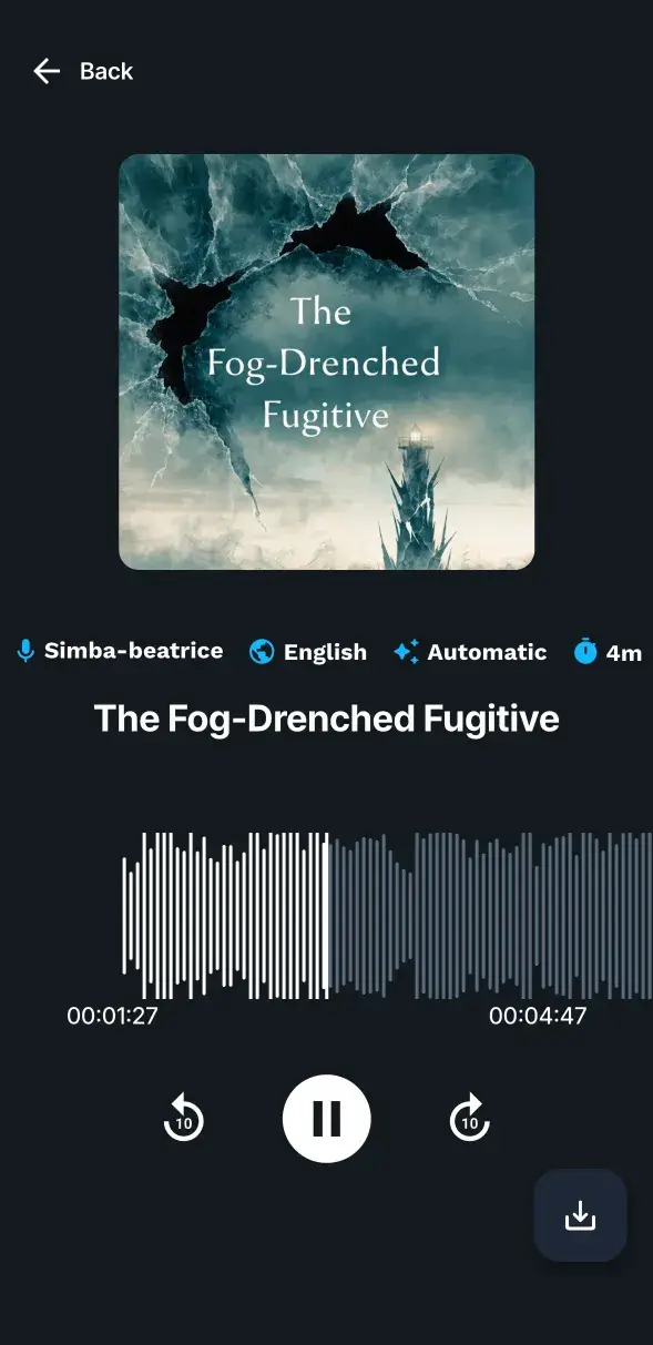 Nellie audiobook player